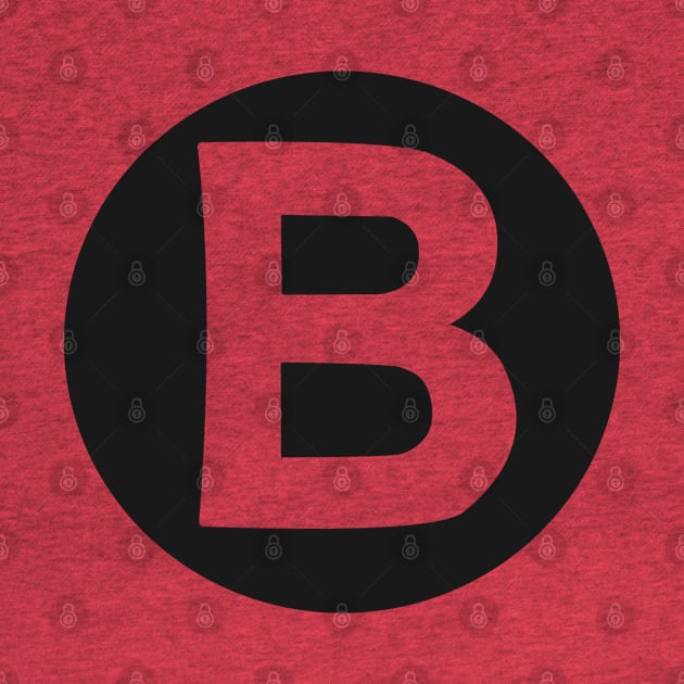 letter b red by persa